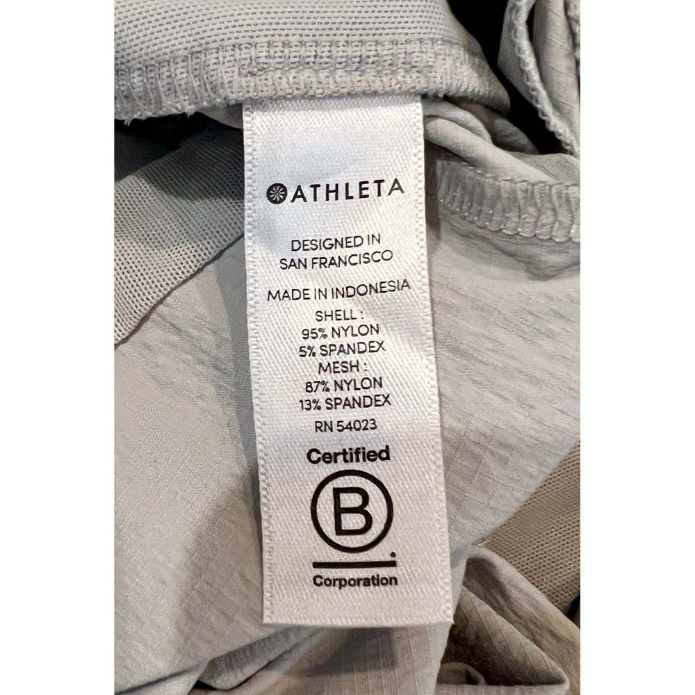 Athleta Women Trekkie North Jogger 16 Grey Activewear Hiking Travel Zip - Picture 8 of 9